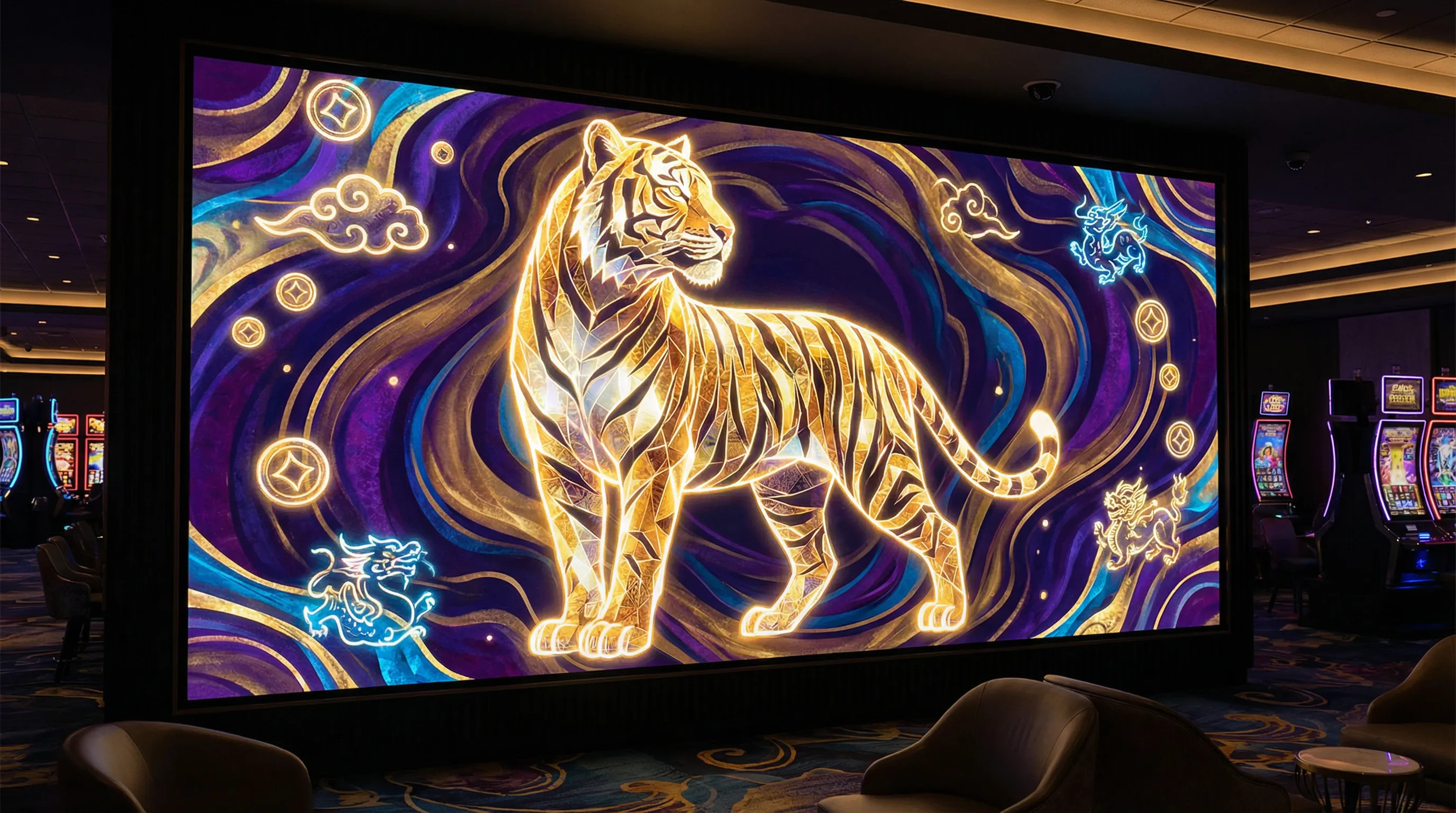 Fortune Tiger slot com tema oriental